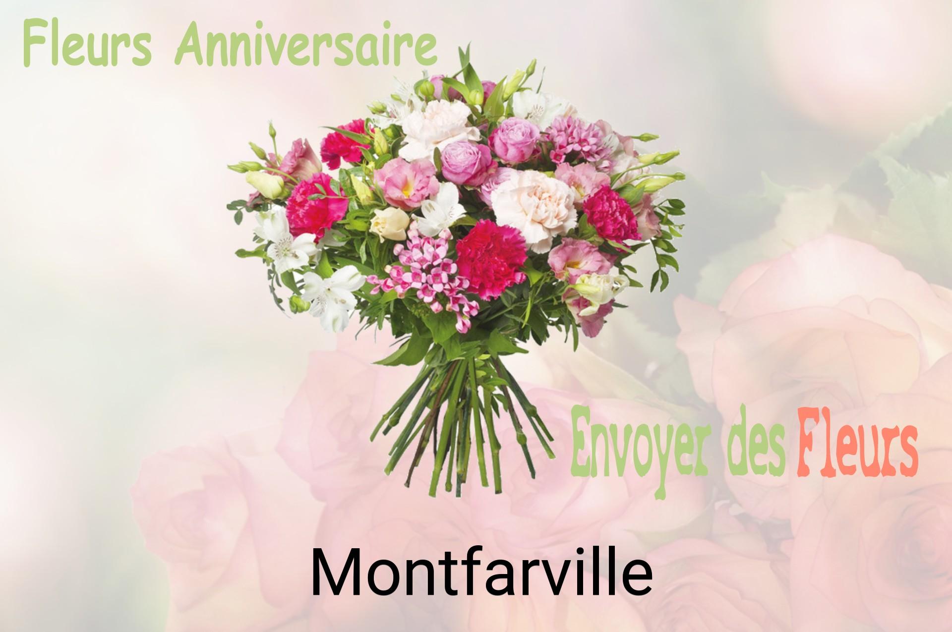 Bouquet de fleurs d’anniversaire livré à Montfarville
